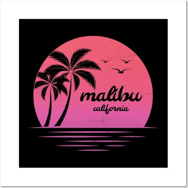 Malibu Co Wall Art by SM Shirts